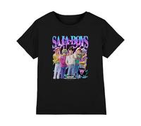 K-Pop Demon Hunters Saja Boys Bootleg Kids T Shirt, Black, 5-6