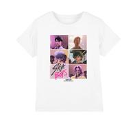 K-Pop Demon Hunters - Saja Boys Era Grid Kids T Shirt, White, 3-4