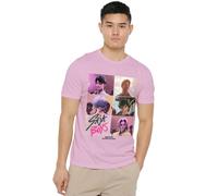K-Pop Demon Hunters - Saja Boys Era Grid Unisex T Shirt, Light Pink, Large