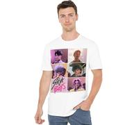 K-Pop Demon Hunters Saja Boys Era Grid Unisex T Shirt, White, S