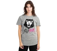 K-Pop Demon Hunters - Saja Boys Graffiti Wall Ladies T Shirt, Heather Grey, Large