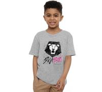 K-Pop Demon Hunters Saja Boys Graffiti Wall T Shirt, Heather Grey, 9-11 Jahre Unisex Kids