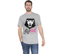 K-Pop Demon Hunters - Saja Boys Graffiti Wall Unisex T Shirt, Heather Grey, Large