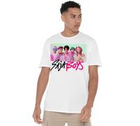 K-Pop Demon Hunters Saja Boys Photo Frame T Shirt, White, Bianco, 5XL Unisex-Adulto