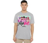 K-Pop Demon Hunters - Saja Boys Photo Frame Unisex T Shirt Heather Grey, XXXX-Large