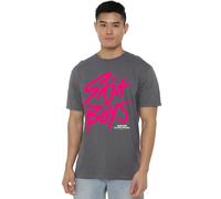 K-Pop Demon Hunters Saja Boys Pink Logo T Shirt, Black, Carbone, XL Unisex-Adulto