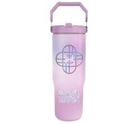 K-Pop Demon Hunters- Vaso, Spinner Huntrix, Acero, Resistente, Rumi, Mira, Zoe, Tigre Azul, Derpy, Netflix, Spinner Huntrix, Logo, Saja Boys, 850 ml, Multicolor, Producto Oficial, CYP BRANDS
