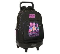 Safta K-pop Demon Hunters 33l Wheeled Backpack Nero Bambini