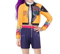 K Pop DemonHunters, Costume per cosplay di RumiZoey per bambini, per cosplay, cacciatori, cantanti pop RumiZoey Idol, giochi di ruolo da teatro, cacciatori di demoni, vestito per Halloween per 3-12
