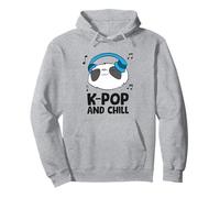 K-Pop e Chill Panda coreano musica regalo Felpa con Cappuccio