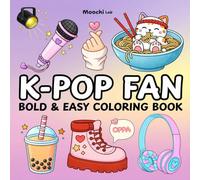K-POP FAN: Bold & Easy Coloring Book