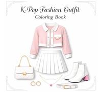 K-Pop Fashion Outfit Coloring Book: Design Bold Stage Looks & Everyday Idol Style