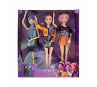 K-pop Figurine Set, K-pop Demon Bambole, Giunti mobili, Abiti intercambiabili e Ca, per fan e bambini dai 6 anni in su (C-Modello Senza Musica)