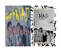 K-POP GOT7 4th Mini Album MAD Random Ver. CD + libretto fotografico + cartoli...