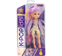 K POP IDOL Bambola Nari Bambole alla moda Stile K-Pop Power Idol, capelli lavanda. 3 accessori per creare outfit Età 3+