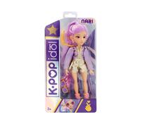 K POP IDOL Bambola Nari Bambole alla moda Stile K-Pop Power Idol, capelli lavanda. 3 accessori per creare outfit Età 3+