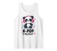 K-pop In My Heart Sweet Panda Musica Coreana Corea Del Sud Canotta