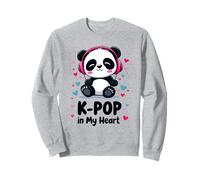 K-pop In My Heart Sweet Panda Musica Coreana Corea Del Sud Felpa