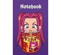 K-Pop Mira Composition Notebook: De-mon Hunter's Lined Journal for Young Adults - 120 Pages, 5.5" x 8.5" in