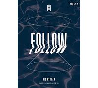 K-POP Monsta X - Follow-Find You, Ver.1 in D, Photocard, Photobook, Lyrics Book, Mini Poster, Pre-Order Benefit, Folded Poster, Extra Photocards Set