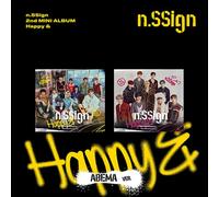 K-POP n.SSign 2nd Mini Album [Happy &] ABEMA Random Ver. CD + DVD + P.Card + ...