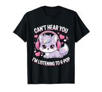 K-Pop Non può sentirti STO ascoltando K-Pop K Pop Kawaii KPOP Maglietta