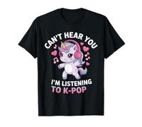 K-Pop Non può sentirti STO ascoltando K-Pop K Pop Kawaii KPOP Maglietta