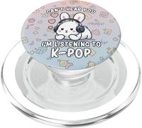 K-Pop | Non ti sento Sto ascoltando K-Pop | Kawaii KPop PopSockets PopGrip per MagSafe