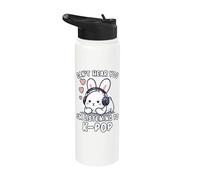 K-Pop | Non ti sento Sto ascoltando K-Pop | Kawaii KPop Stainless Steel Insulated Water Bottle