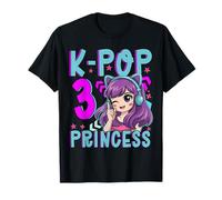K-Pop Principessa età 3 Anni Compleanno Bambino Maglietta