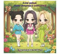 K-Pop Queens: Forest Adventure & Scout Style!: K-Pop Coloring Book for Kids 4-8