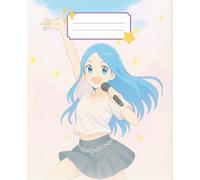 K-Pop Singer Notebook - Anime-Inspired Dream Stage Design: A dreamy K-pop notebook inspired by girl idols - perfect for journaling, school notes, bias lists, fanfic, or lyrics. Premium quality paper and decorated pages make it a must-have fan gift!