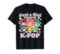 K-Pop Solo una ragazza che ama il K-Pop Gruppo pop coreano Maglietta