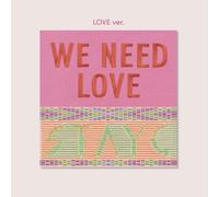 K-POP STAYC 3° album singolo [WE NEED LOVE] LOVE Ver. CD + libro 68p + scheda...