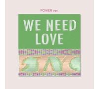 K-POP STAYC 3° album singolo [WE NEED LOVE] POWER VER CD+68p libro+3p card si...