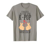 K-Pop Stressed Blessed Obsessed - Album di musica pop coreana Maglietta