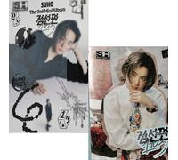 K-POP SUHO EXO 3° Mini Album (1 TO 3) 2Ver SET CD+P.Book+P.Card+Poster+etc