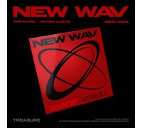 K-POP TREASURE 4° Mini Album [NUOVO WAV] ROSSO Ver. Mini CD + libro + P. Card...