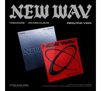 K-POP TREASURE 4° Mini Album [NUOVO WAV] SET 2Ver Mini CD+Libro+P.Card+Polder...