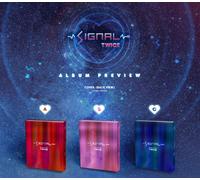 K-POP TWO 4th Mini Album SIGNAL Random Ver. CD + P. libro + cartolina fotogra...