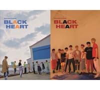 K-POP UNB 2° mini album [BLACK HEART] versione casuale CD + 52p Photobook + 2...