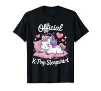 K-Pop Unicorn - Sonno Ufficiale K-Pop Unicorn Maglietta
