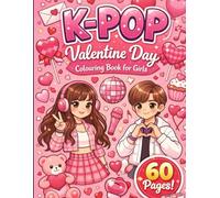K-pop Valentine day Colouring book for girls
