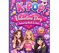 K-pop Valentine day Colouring book for girls