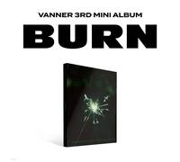 K-POP VANNER 3° mini album BURN Sparkle Ver. CD + 88p P.Book + P.Card + Posta...