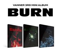 K-POP VANNER 3° mini album BURN versione casuale CD + 88p P.Book + 2p P.Card ...
