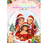 K-pop Weihnachten Malbuch: Ein gemütliches K-pop Weihnachten: Über 80 süße Chibi-Malseiten zur Feiertags-Entspannung