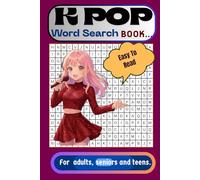 K pop word search puzzle book: Word Searches with Easy to Read Print about k pop, music, korean idols and more| 6×9inches, 110 pages | 50 ... Explore Your Favorite Pop Groups and Legends