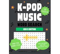 K-POP Word Search Trivia Gen 3 Edition: Is K-pop your addiction?