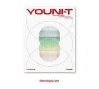 K-POP YOUNITE 7° album EP YOUNI-T Retrotopia Ver. CD + libro + P.Card + adesi...